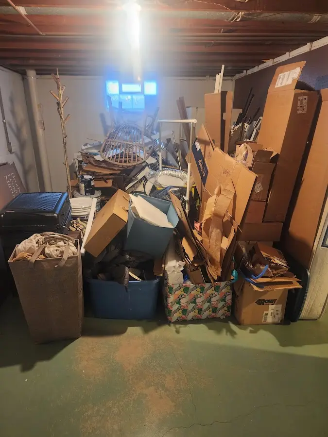 Roll-off dumpster container at job site for 20 Yard Dumpster Rental in South El Monte